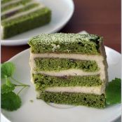 Layered Matcha Cake